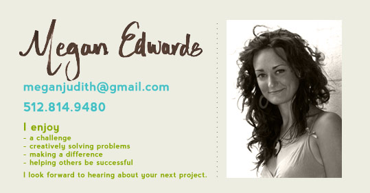 graphic designer austin texas megan edwards