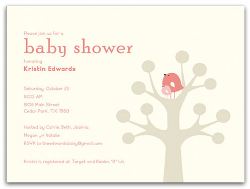 baby shower invite